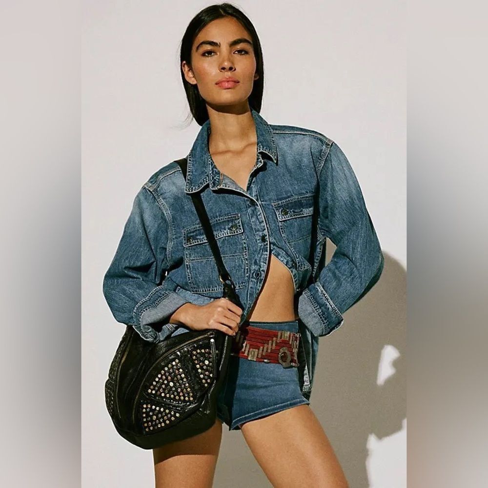 New Free People West Side Studded Sling One Size